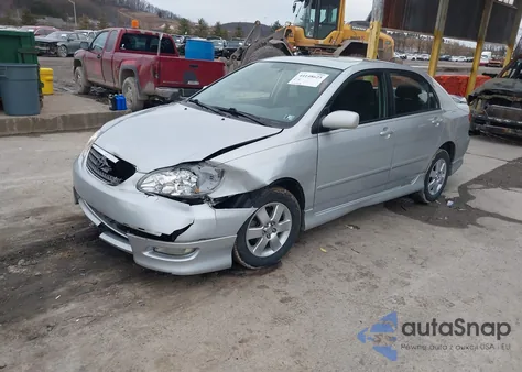 2008 Toyota Corolla S из США, поврежденный, VIN 2T1BR32E98C898818